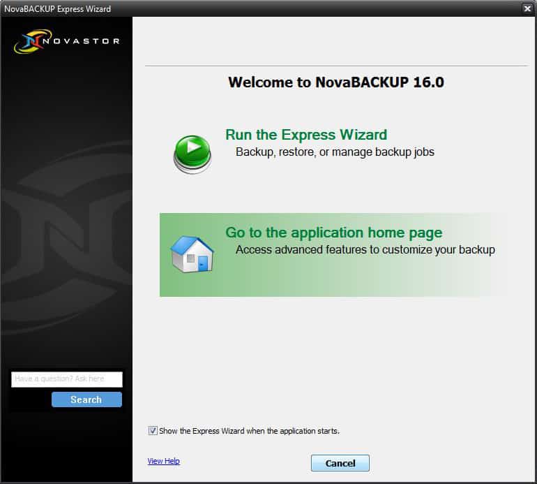 novabackup unable to allocate the backup engine